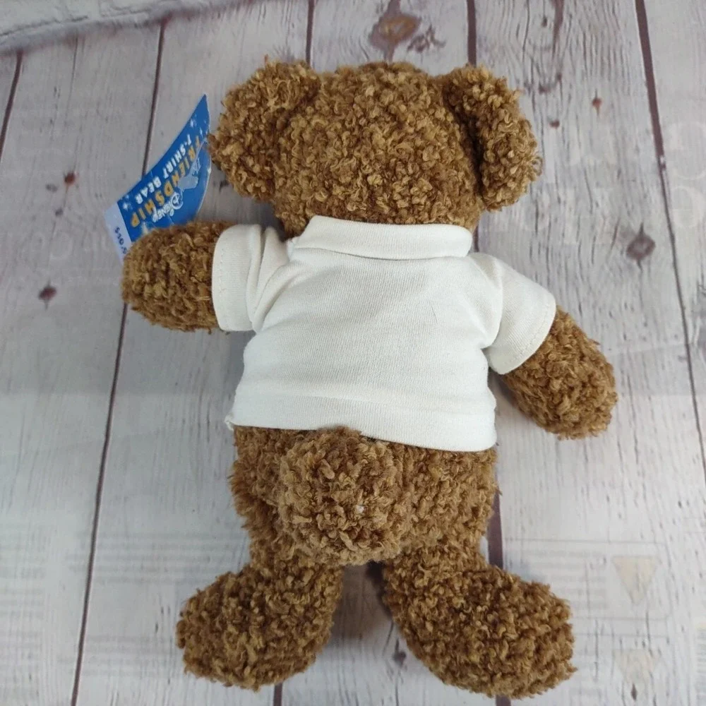 Art Of Disney Friendship T-Shirt Bear Bambi Postal Service Stuffed Plush Toy NWT